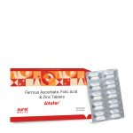Ferrous Ascorbate Folic Acid and Zinc Tablets - Altafer Pack