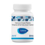 Calcium Citrate Malate CCM Vitamin D3 and Folic Acid Tablets - Calsma
